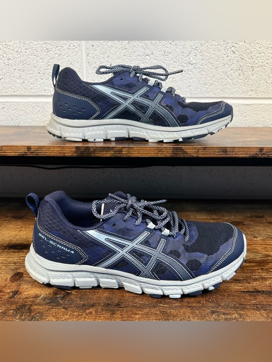 Asics Shoes - Asics Gel-Scram4 Running Shoes‎ Sneakers Blue Athletic Workout Women's 8.5